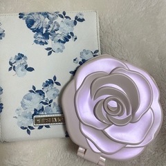 【折り畳み　鏡　ミラー】フランフラン　リップサービス　セット　花...