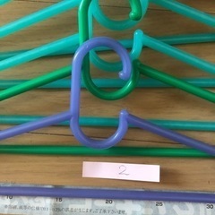 ハンガー11本　ピンチ　カラフル　おしゃれ　使用済みの画像