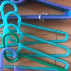 ハンガー11本　ピンチ　カラフル　おしゃれ　使用済みの画像