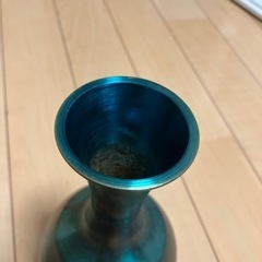銅製　花瓶　剛章作の画像
