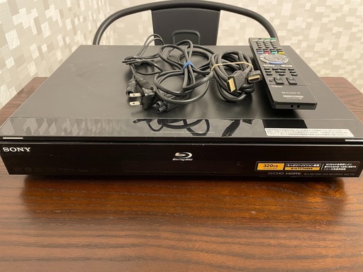 SONY　ブルーレイレコーダー＆プレーヤー　320GB