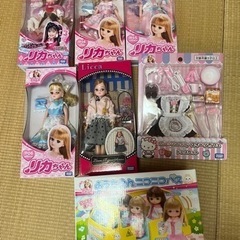リカちゃん人形 5体  ようちえんバス ドレスセット