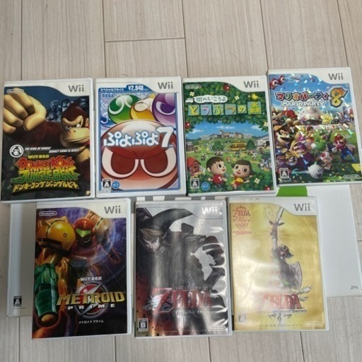 Wii本体、WiiFit、ソフト10本Nintendo Wii RVL-S-WD