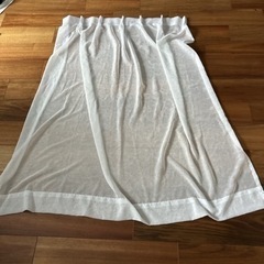 小窓用カーテン&レースカーテン1枚　139x86cmの画像
