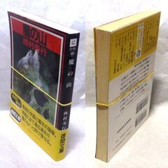 【文庫古本】西村寿行「魔の山(初版・帯付き)」・・・主人公の驚くべき出生の秘密・それが招いた襲撃・義弟を始め数名の失踪・・・の画像