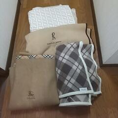 引取者決定  ブランド 毛布 ４枚  FENDI BURBERRY