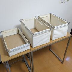 デスク ドレッサー W750+355 xD500xH770の画像