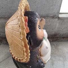 信楽焼　たぬき置物　陶芸　縁起物の画像