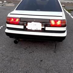 1986年式 トヨタ カローラレビン GT-APEX 1986年後期 AE86 白黒 パワステ エアコン パワー窓　純正MTの画像