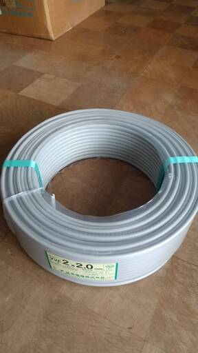 弥栄電線　2ｍｍ2芯　100ｍ