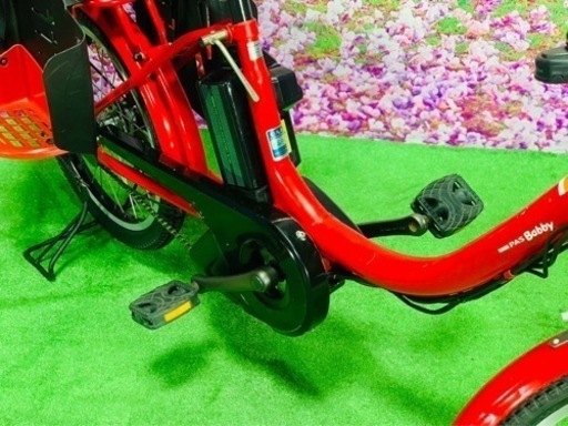 ❷5221子供乗せ電動アシスト自転車YAMAHA 20インチ良好バッテリー