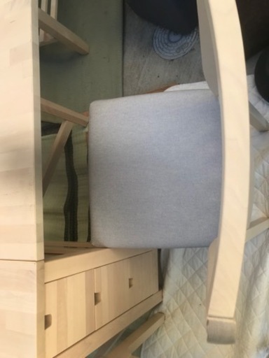 引渡済　IKEA-Norden ノールデンゲートレッグテーブル、アンテックステイン