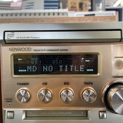 【お買い得‼️】ケンウッド ステレオコンポ システムコンポ CD・MD・カセットの画像
