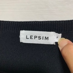 【お話し中】LEPSIM  ブラック　トップス　の画像