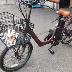 激安！電動自転車アウトレット２０インチ　カラー：ブラウン①　￥56800　大阪府高槻市の画像