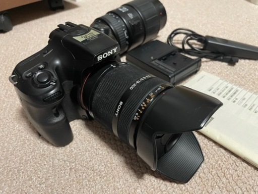 一眼レフSONY α57 ズームレンズ2個付き