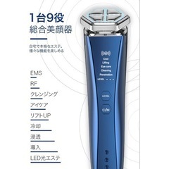 美顔器 EMS RF美顔器 温熱 冷感 音波振動 イオン導入 イオン導出の画像