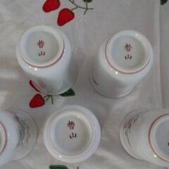 ◆【茶器】②　　《花柄/５種》　５客セット♪　の画像