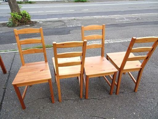 配達OK★IKEA/イケア◆JOKKOMOKK ヨックモック ダイニングテーブルセット 4人掛け