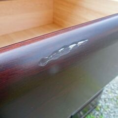 訳アリ品■メーカー不明■7段たんす 大容量 箪笥 収納家具 ダークブラウン の画像