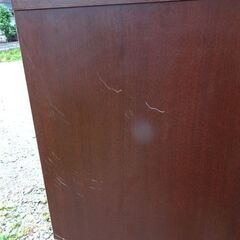 訳アリ品■メーカー不明■7段たんす 大容量 箪笥 収納家具 ダークブラウン の画像