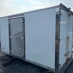 No.820 保冷バン 2ｔ 車  アルミ 箱 バイク 倉庫 トラック コンテナ 米 保管庫 物置 DIY