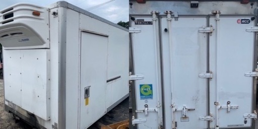 No.819 保冷バン 3ｔ 車 アルミ 箱 バイク 倉庫 トラック コンテナ 米 保管庫 物置 DIY