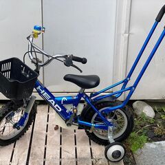 HEAD 12インチ 自転車 補助輪付きの画像