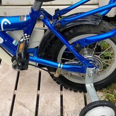 HEAD 12インチ 自転車 補助輪付きの画像