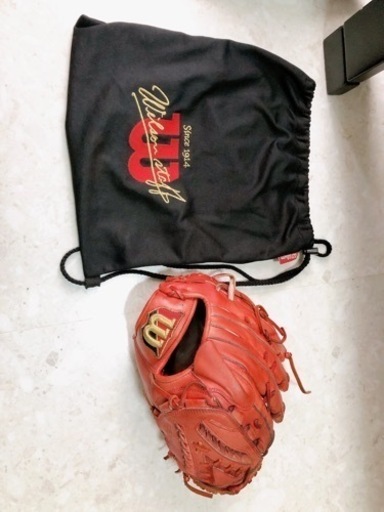 軟式用ピッチャー用グローブ　ウィルソン