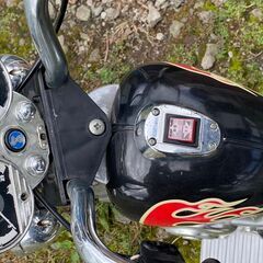 アメリカンバイク風　電動三輪車の画像
