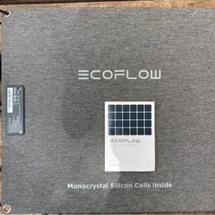 ECOFLOW ソーラーチャージャー 110W ソーラーパネル 単結晶 高変換効率 IP67防水防塵 折りたたみ式 薄型 ソーラー充電器 