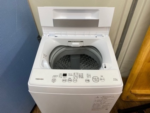 I671 ? 2021年製の高年式！ TOSHIBA 洗濯機 （4.5㎏） ⭐ 動作確認済 ⭐ クリーニング済