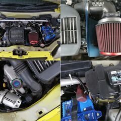 車検完全2年付！ Kei Works 4WD MT 5F リビルトエンジン載せ替え済 希少色のチャンピオンシップイエロー スズキスポーツフルエアロ ワークス 検索 アルト ミラ ミニカの画像