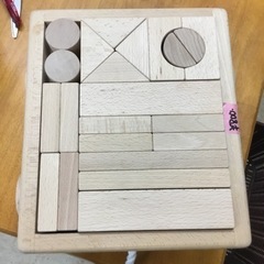 木製つみきセット（車輪つき）の画像