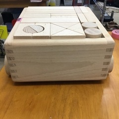 木製つみきセット（車輪つき）の画像
