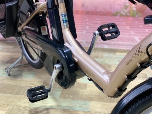 ❸5572子供乗せ電動アシスト自転車ブリヂストン20インチ良好バッテリー