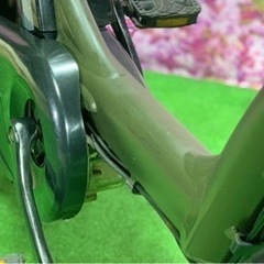 ❶5642子供乗せ電動アシスト自転車YAMAHA 20インチ良好バッテリーの画像