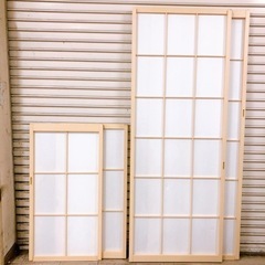 【バラ売り不可】障子4枚セット 新品 一部破れあり 大小サイズ ...