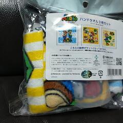 スーパーマリオ　ハンドタオルの画像