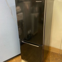 I407 🌈 2021年製♪ Hisense 冷蔵庫 (150L) 2ドア ⭐ 動作確認済 ⭐ クリーニング済