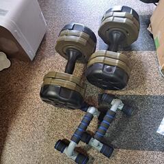 アーミーダンベルと腕立てバー セット
