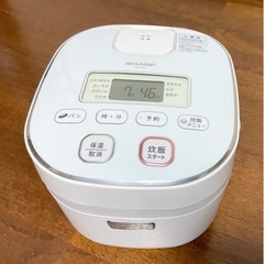 【お譲り先決定】シャープ3合炊き炊飯ジャー
