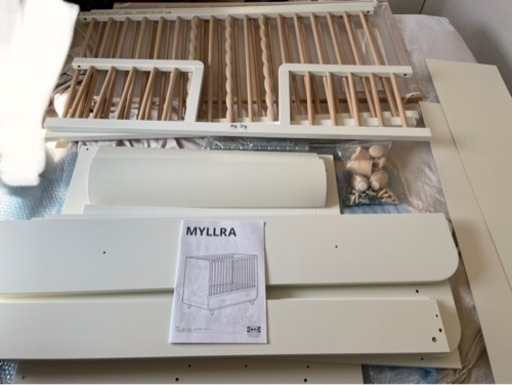 【IKEA】MYLLRA ミルラ 引出し付き ベビーベッド 60×120cm IKEA】MYLLRA ミルラ 引出し付き ベビーベッド 60×120cm