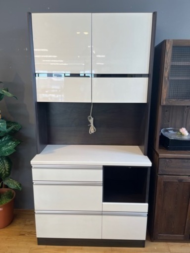 N470★レンジボード★食器棚★幅1000ｍｍ