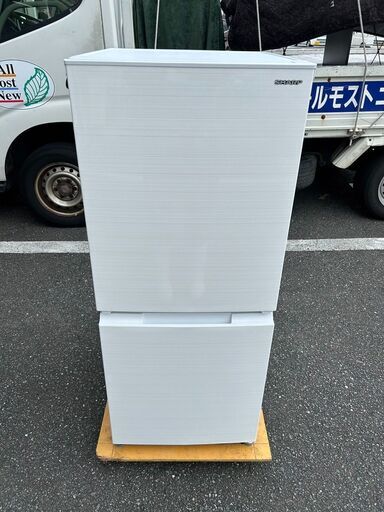 冷蔵庫　シャープ 2021年 SJ-D15G152L【3ヶ月保証★送料に設置込】自社配送時代引き可※現金、クレジット、スマホ決済対応※