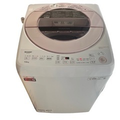 ■美品■SHARP/シャープ■全自動電気洗濯機■標準洗濯容量7.0kg/風乾燥4.0kg■2022年製■ES-GV7G-P 通電確認済み