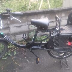 【9月30日まで】　20インチ自転車　子供用イス付き