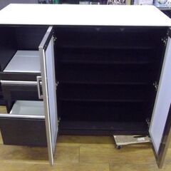 送料込み　ニトリ カウンター(Nポスティア 120BK) キッチン 棚 ニトリ NITORI キッチンボード カウンターNポスティア 120×50×100