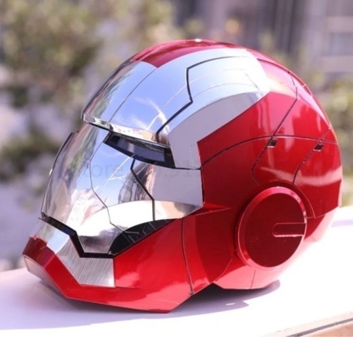 アイアンマン　ヘルメット　自動開閉式　音声認識開閉可能　AUTOKING　マスク